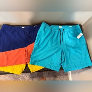 Lot of 2 pairs of GAP Men's Swim Trunks